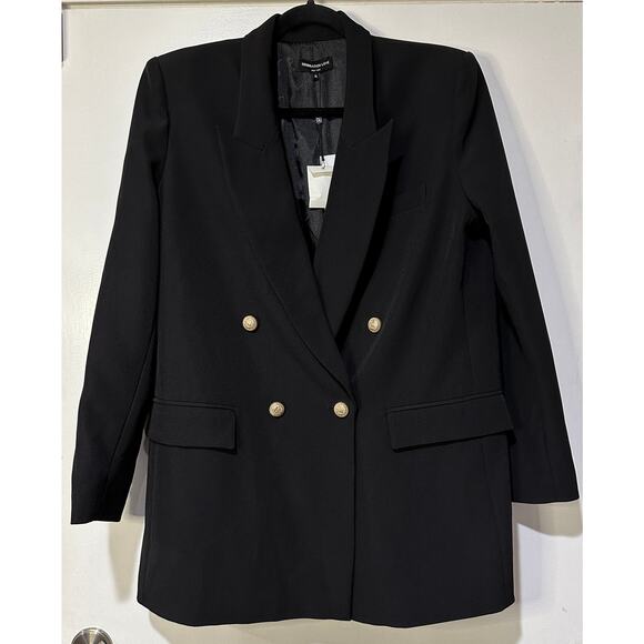 Generation Love Max Crepe Blazer Blazer Size XL NWT Gold Button Details Chic - Picture 2 of 15